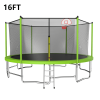16FT Big Trampoline Green