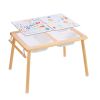 VEVOR Sensory Table for Toddlers, Kids Activity Table with 3 Foldable Storage Bins & Paper Roll Holder, Indoor/Outdoor Play Sand and Water Table