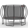 YC 12FT trampoline Pumpkin- Black Red