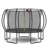 YC 12FT trampoline Pumpkin- Black Red