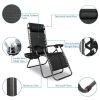 Infinity Zero Gravity Chair Pack 2, Outdoor Lounge Patio Chairs with Pillow and Utility Tray Adjustable Folding Recliner for Deck,Patio,Beach,Yard