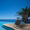 Infinity Zero Gravity Chair Pack 2, Outdoor Lounge Patio Chairs with Pillow and Utility Tray Adjustable Folding Recliner for Deck,Patio,Beach,Yard