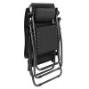 Infinity Zero Gravity Chair Pack 2, Outdoor Lounge Patio Chairs with Pillow and Utility Tray Adjustable Folding Recliner for Deck,Patio,Beach,Yard