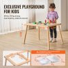 VEVOR Sensory Table for Toddlers, Kids Activity Table with Double-Sided Tabletop & Non-Slip Feet, Indoor/Outdoor Play Activity Table