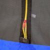 15FT Trampoline with Basketball Hoop Inflator and Ladder(Inner Safety Enclosure) Blue