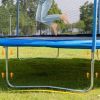 14FT Trampoline with Safety Enclosure Net,Heavy Duty Jumping Mat and Spring Cover Padding for Kids and Adults, Ladder